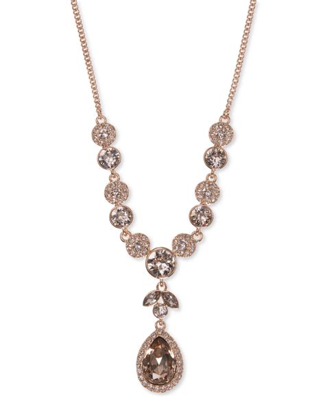 givenchy chain triangle gems|givenchy rose gold necklace.